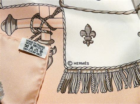 hermes scarf screen print|hermes scarf care tag.